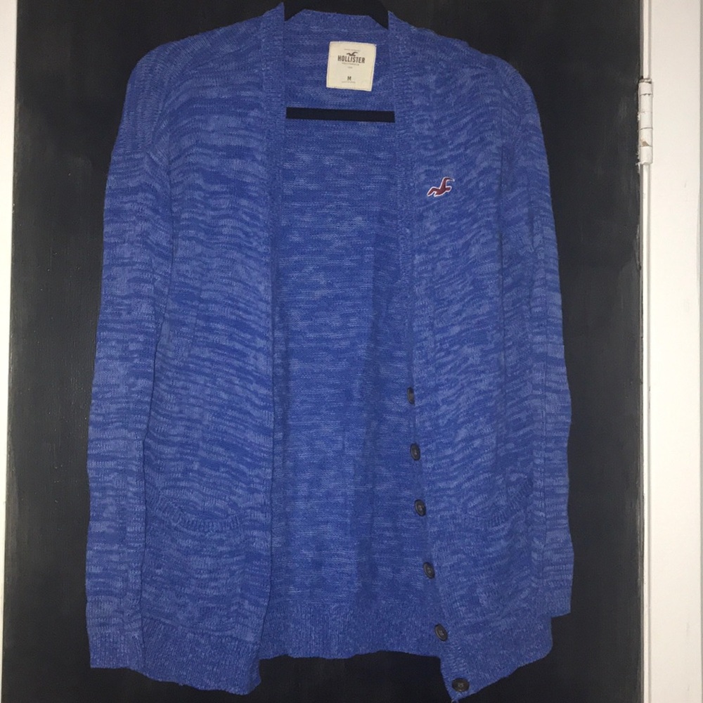 royal blue cardigan